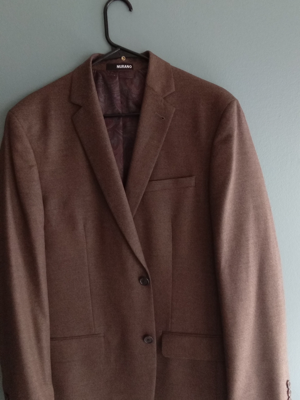 Murano Men's Brown Tailored Sport Coat